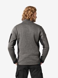 Unisex Fleecejacke Christoph anthrazit-schwarz